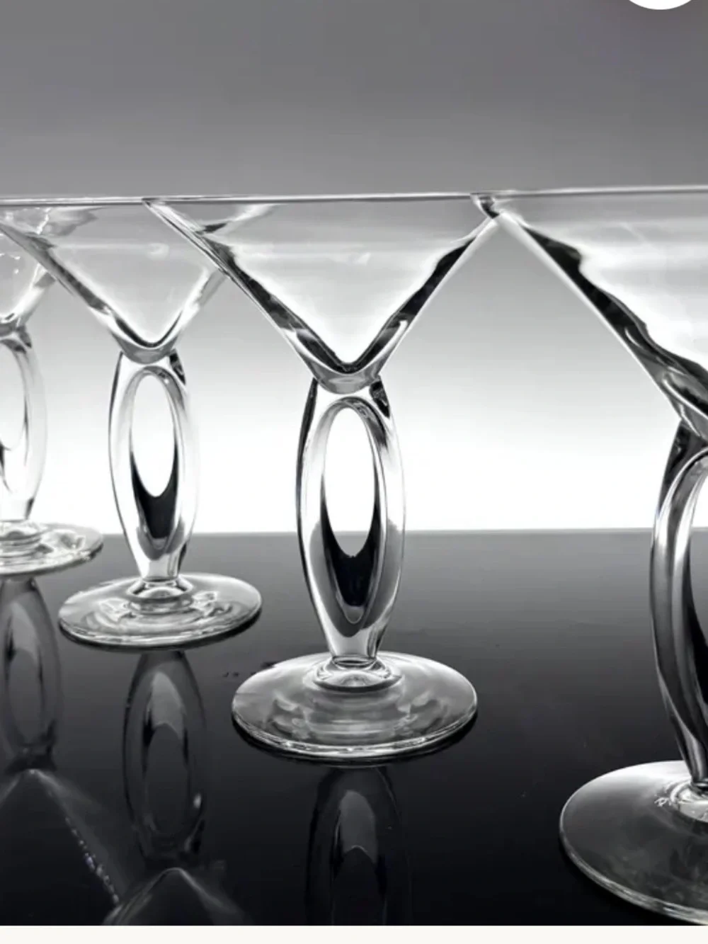 Vintage Libbey “Omega” Martini Glasses - Set of 4